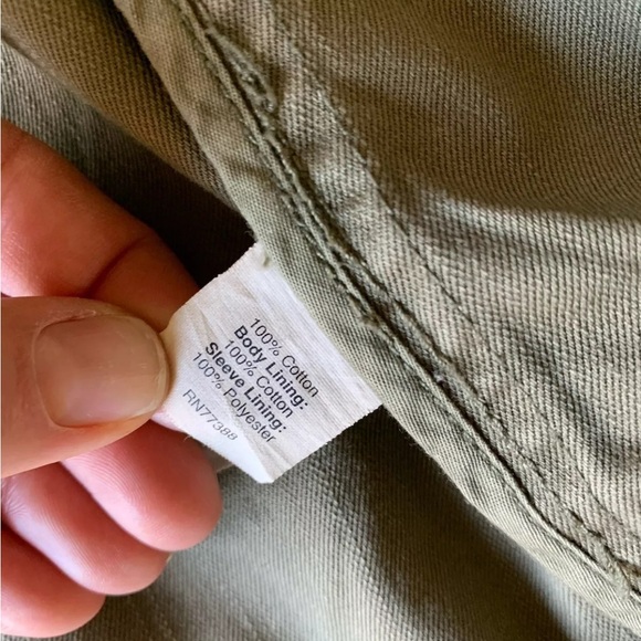 J. Crew Field Jacket Coat Men XS Military Grade A22 Type G38 Olive green AA0234 - Picture 10 of 12